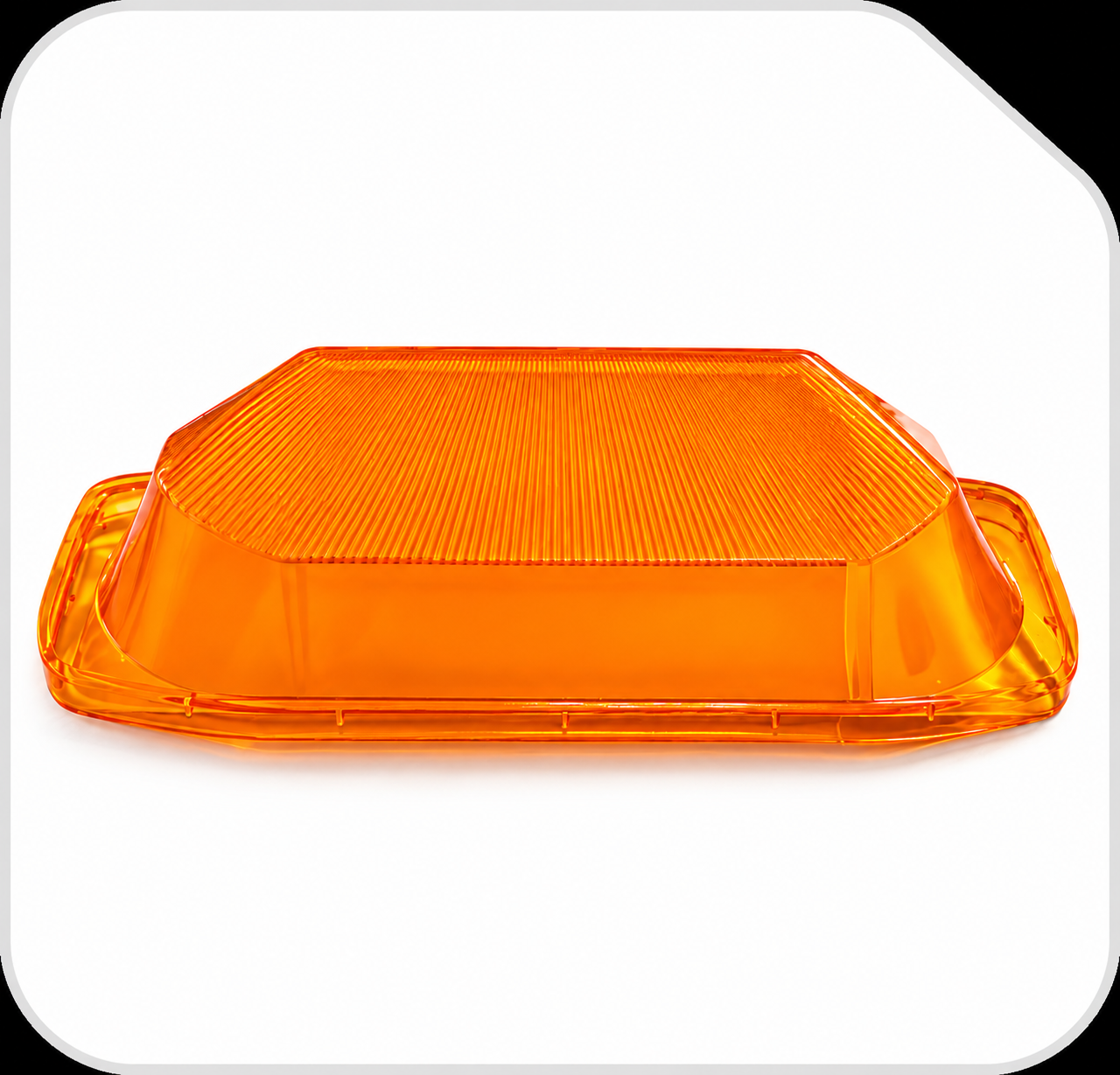 Orange Ribbed Side Marker
